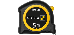 BM 100 pocket tape, metric 1000 scale