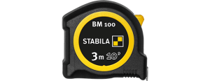 BM 100 pocket tape, cm/inch scale