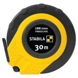 LBM 2000 FIBREGLASS closed case tape, fibreglass tape, metric scale